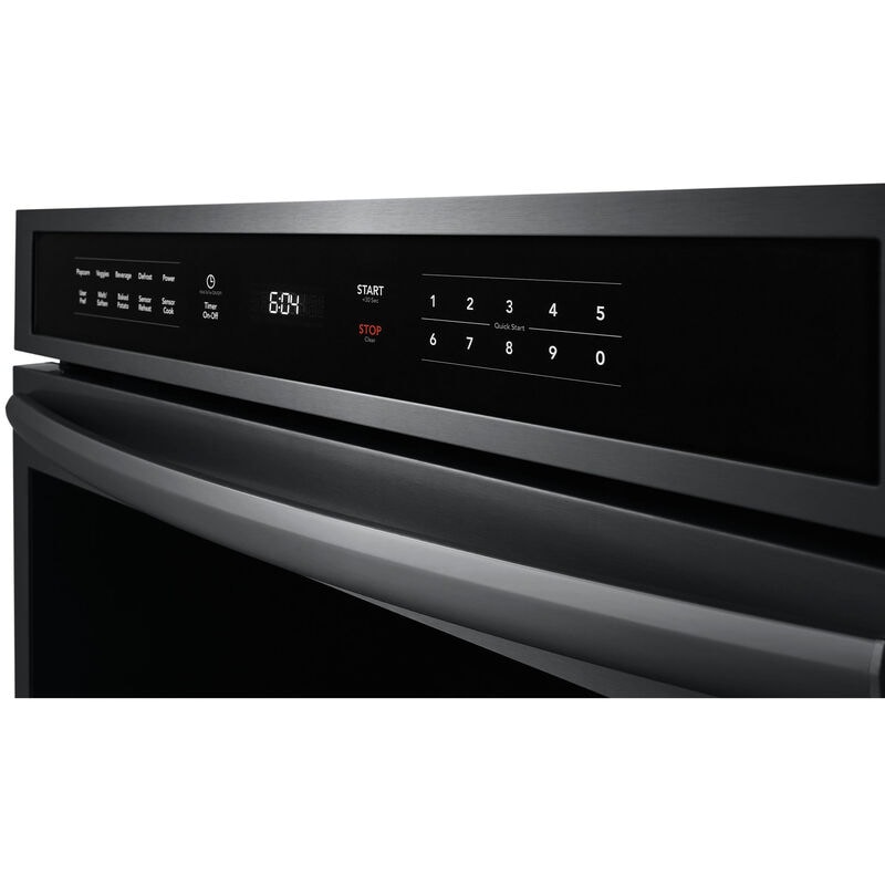 Frigidaire Gallery 30 in. 1.6 cu. ft. 950W Built-In Microwave with Sensor Cooking - Black Stainless, Black Stainless, hires