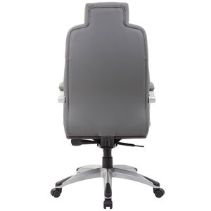 Boss Executive Hinged Arm Caressoft Chair - Gray, , hires