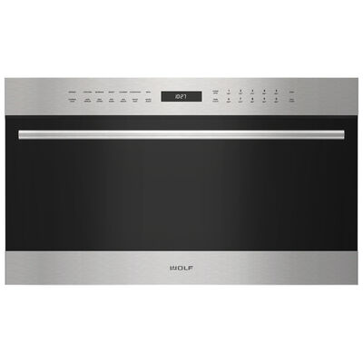Wolf E Series 30 in. 1.6 cu. ft. Electric Wall Oven with Standard Convection - Stainless Steel | SPO30TESTH