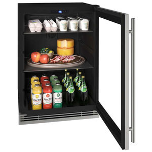U-Line 1 Class 24 in. 5.7 cu. ft. Undercounter Refrigerator - Stainless Steel, , hires