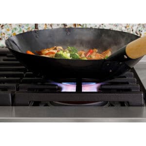 Cafe Commercial-Style 48 in. 8.2 cu. ft. Smart Air Fry True European Convection Double Oven Dual Fuel Range with 6 Sealed Burners & Griddle - Matte Black, Matte Black, hires