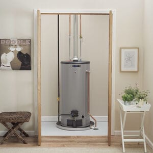 GE RealMax Premium LP Gas 40 Gallon Short Water Heater with 10-Year Parts Warranty, , hires