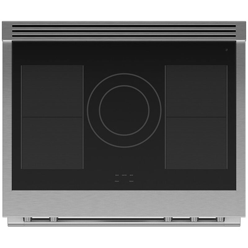 Fisher & Paykel Series 9 36 in. 4.8 cu. ft. Smart Air Fry True European Convection Electric Range with 5 Induction Burners - Stainless Steel, , hires