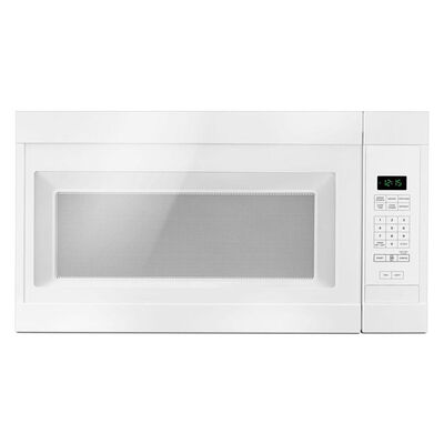 Amana 30 in. 1.6 cu. ft. Over-the-Range Microwave with 10 Power Levels & 300 CFM - White | AMV2307PFW