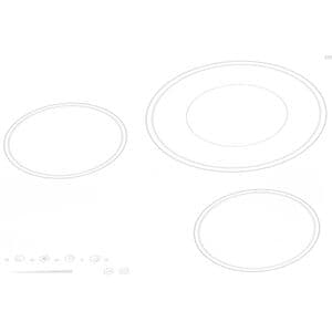 Summit 30 in. 5-Burner Electric Cooktop with Power Burner - White, , hires