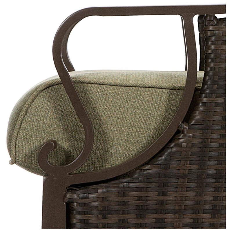 Hanover Ventura Patio Furniture Luxury Recliner - Meadow Green, , hires