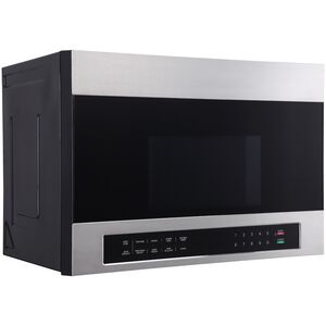 Avanti 24 in. 1.3 cu. ft. 1000W Over-the-Range Microwave with 300 CFM & Sensor Cooking - Stainless Steel, , hires