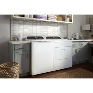Whirlpool 27.75 in. 4.6 cu. ft. Top Load Washer with Agitator & Built-in Faucet - White, , hires