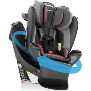 Evenflo Revolve360 Extend All-in-One Rotating Car Seat with Quick Clean Cover - Rowe Pink, , hires