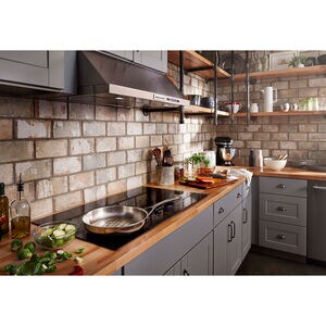 KitchenAid 36 in. 5-Burner Electric Cooktop with Simmer Burner & Power Burner - Black, , hires