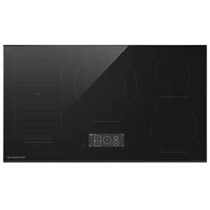 LG Signature 36 in. 5-Burner Smart Induction Cooktop with Simmer Burner & Power Burner - Black, , hires