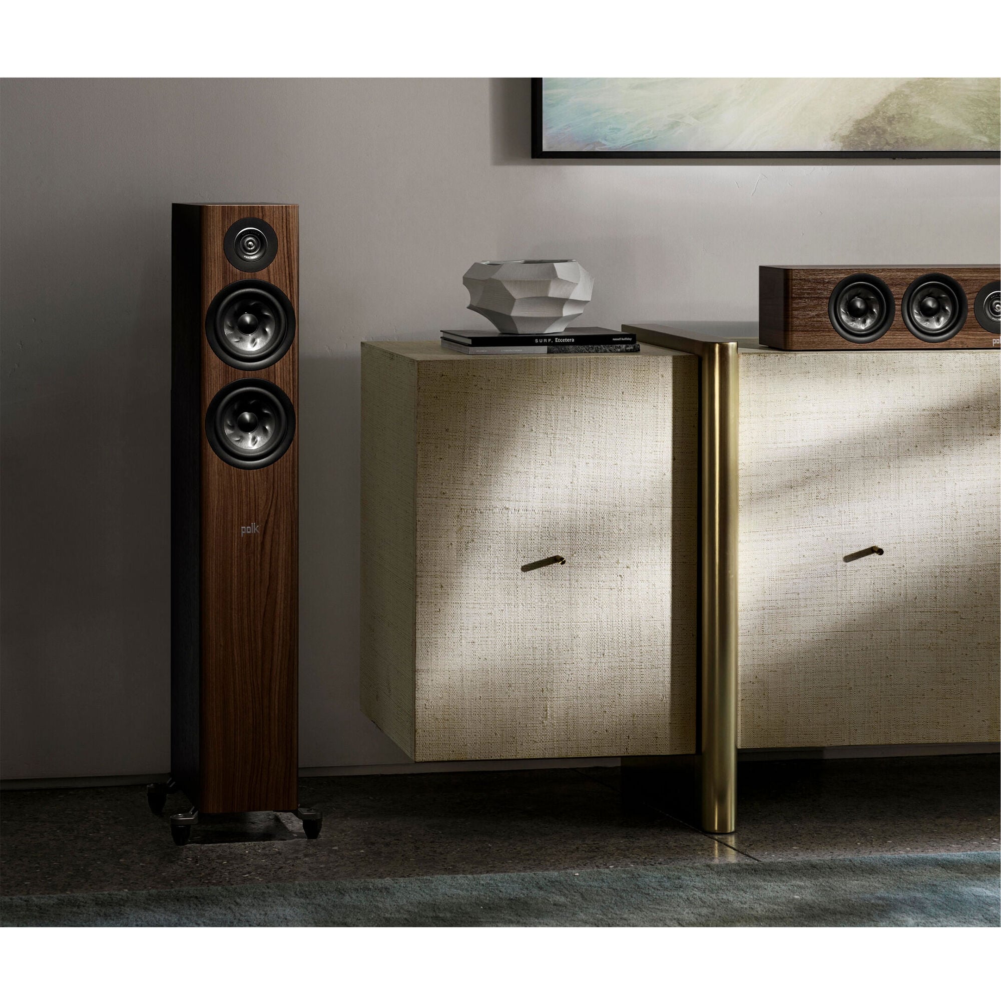 Polk Reserve R500 Premium Compact Floor-Standing Tower Speaker