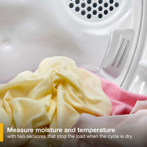 Whirlpool 29 in. 7.0 cu. ft. Electric Dryer with Wrinkle Shield Option, Steam Cycle & Sensor Dry - Volcano Black, Volcano Black, hires