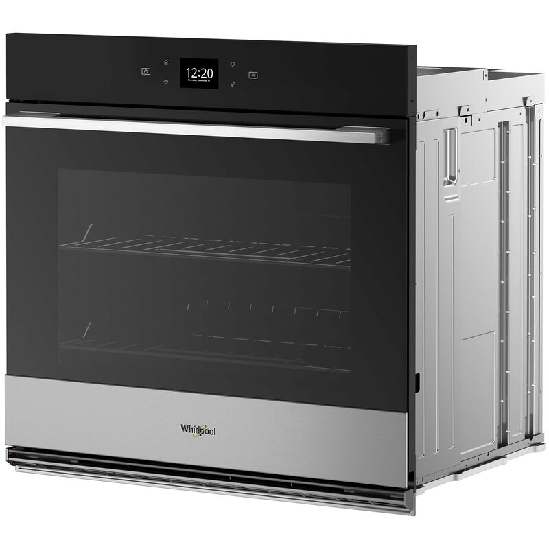 Whirlpool 30 in. 5.0 cu. ft. Electric Smart Wall Oven with Standard Convection & Self Clean - Fingerprint Resistant Stainless Steel, , hires