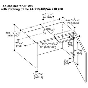 Gaggenau 200 Series 36 in. Convertible Standard Style Range Hood with 370 CFM, 3 Fan Speeds & 2 LED Lights - Stainless Steel, , hires