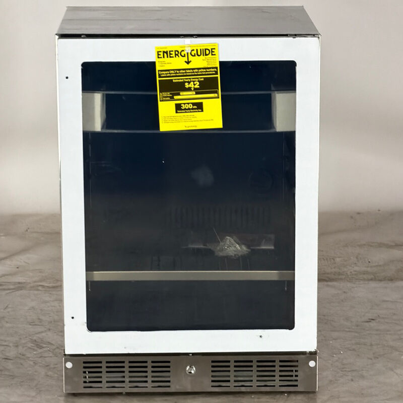 Marvel Essential Collection 24 in. Built-In/Freestanding 5.1 cu. ft. Compact Beverage Center with Adjustable Shelves & Digital Control - Stainless Steel (Open Box Good Condition), , hires