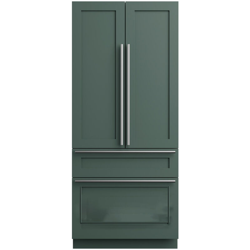 Cafe 36 in. 20.1 cu. ft. Built-In Smart Counter Depth 4-Door French Door Refrigerator with Ice Maker - Custom Panel Ready, , hires