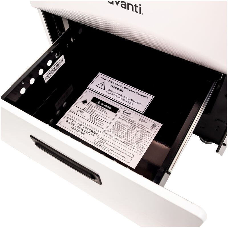 Avanti 20 in. 2.1 cu. ft. Gas Range with 4 Sealed Burners - White, , hires