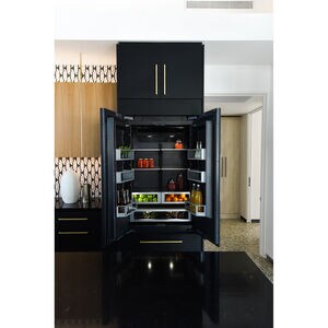 JennAir 36 in. 20.8 cu. ft. Built-In Counter Depth French Door Refrigerator with Ice Maker - Custom Panel Ready, , hires