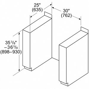 Bosch 800 Series 30 in. 3.9 cu. ft. True European Convection Dual Fuel Range with 5 Sealed Burners - Black Stainless, , hires