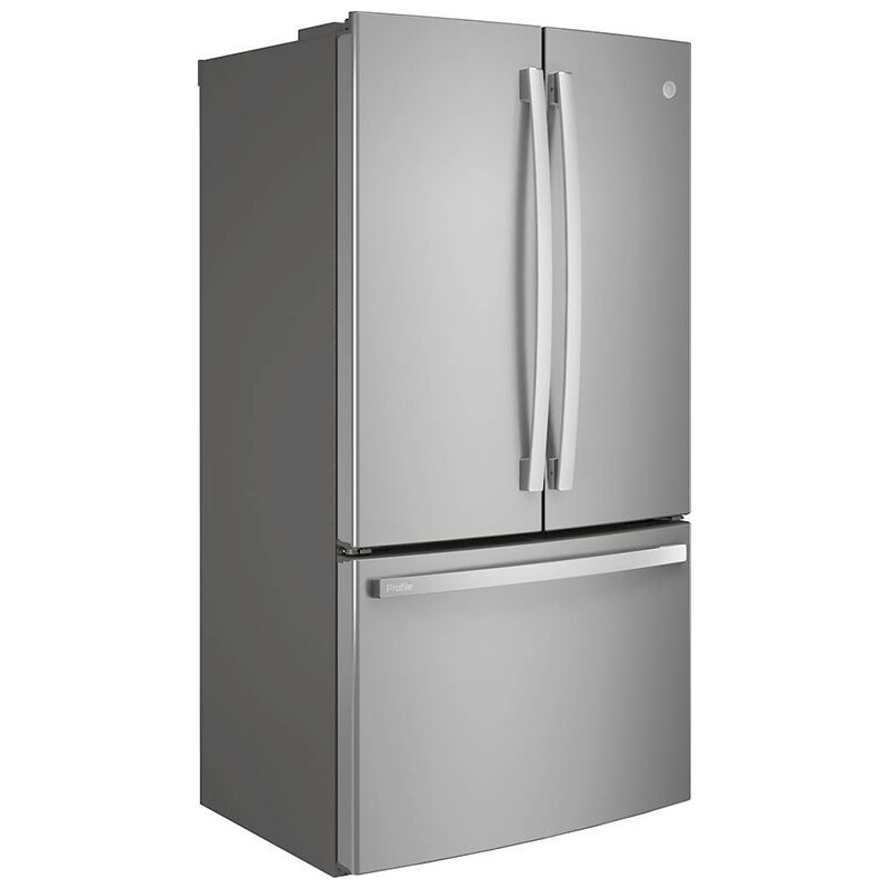 GE Profile 36 in. 23.1 cu. ft. Counter Depth French Door Refrigerator with Internal Water Dispenser - Fingerprint Resistant Stainless, Fingerprint Resistant Stainless, hires