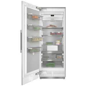 Miele MasterCool Series 30 in. 15.7 cu. ft. Built-in Smart Upright Freezer with Ice-Maker & Adjustable Shelves - Stainless Steel, , hires