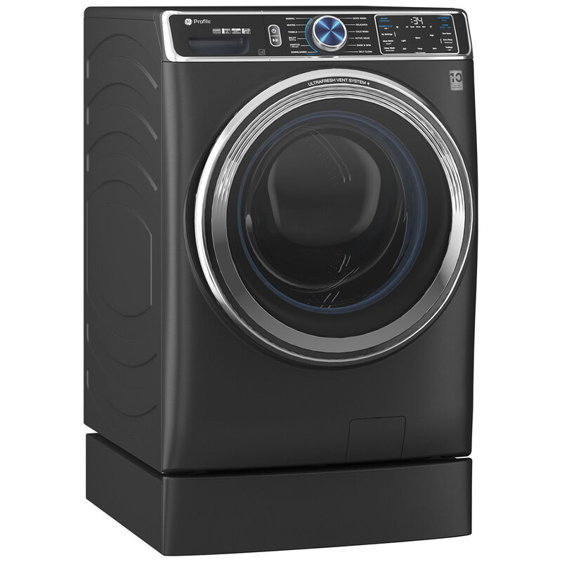 GE 7" Right Height Riser for Washers - Carbon Graphite, , hires