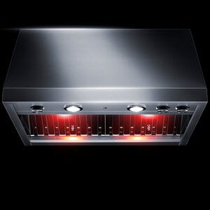 JennAir Pro-Style 30 in. Ducted Canopy Pro Style Style Range Hood with 600 CFM, 4 Fan Speeds & 2 Halogen Lights - Stainless Steel, , hires