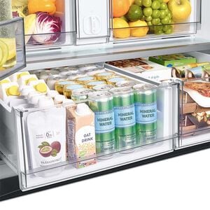 Samsung Bespoke 36 in. 30.1 cu. ft. Smart French Door Refrigerator with Internal Water Dispenser - Stainless Steel, Stainless Steel, hires