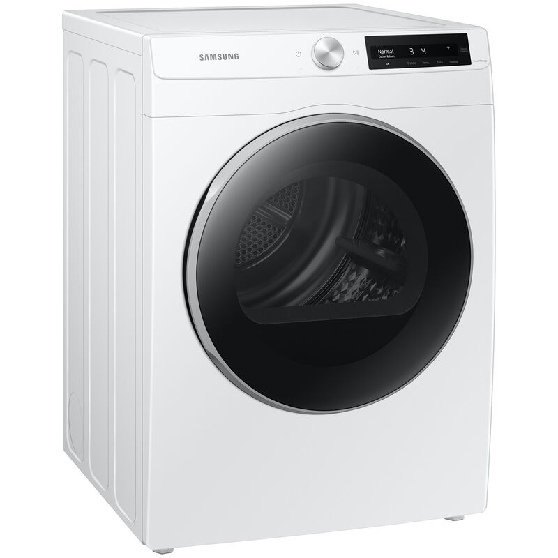 Samsung 24 in. 4.0 cu. ft. Electric Dryer with 15 Dryer Programs, 12 Dry Options, Sanitize Cycle, Wrinkle Care & Sensor Dry - White, , hires