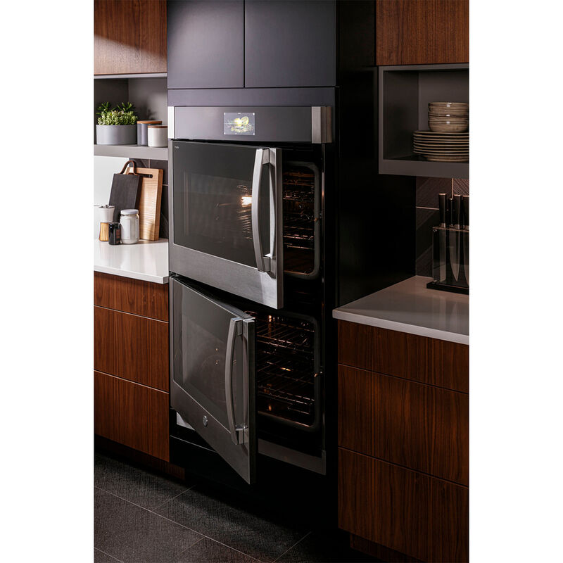 GE Profile 30" 10.0 Cu. Ft. Electric Smart Double Wall Oven with True European Convection & Self Clean - Stainless Steel, , hires