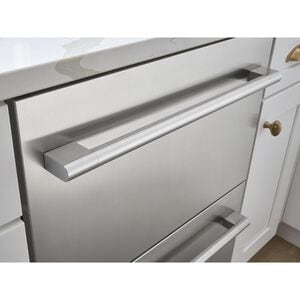 Zephyr Presrv Series 24 in. 3.9 cu. ft. Double Refrigerator & Freezer Drawers - Stainless Steel, , hires