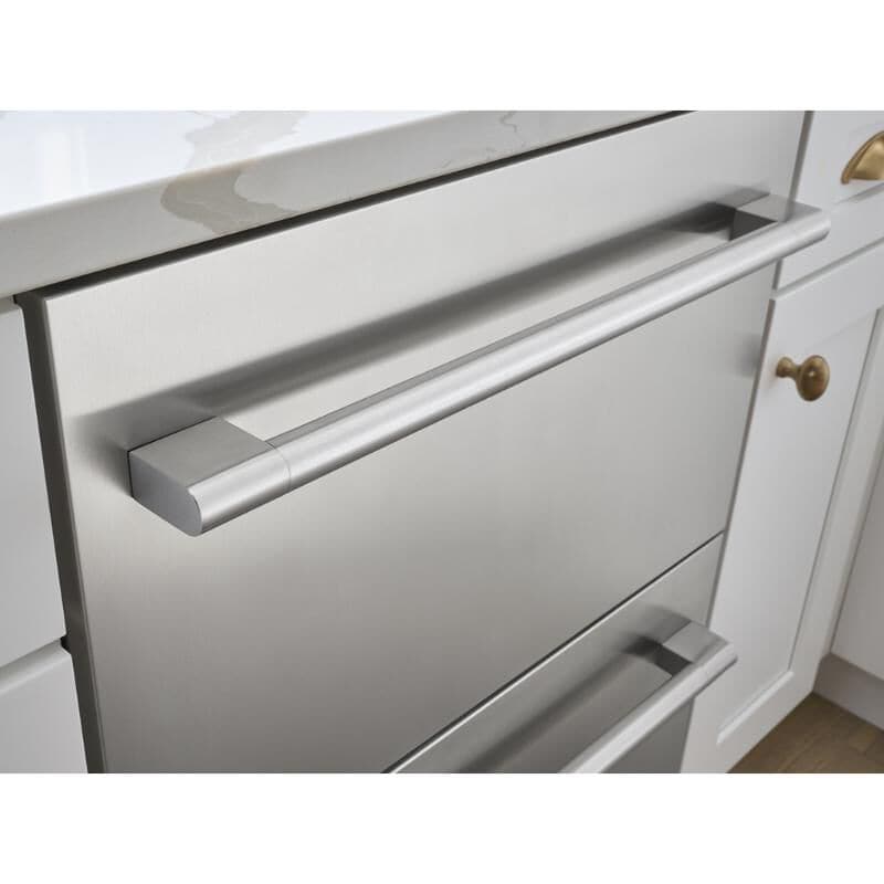 Zephyr Presrv Series 24 in. 3.9 cu. ft. Double Refrigerator & Freezer Drawers - Stainless Steel, , hires