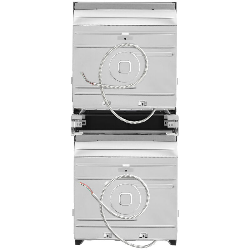 Whirlpool 24 in. 5.8 cu. ft. Smart Front Control Electric Double Wall Oven with True European Convection - Fingerprint Resistant Stainless, Fingerprint Resistant Stainless, hires