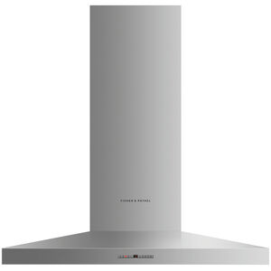 Fisher & Paykel Series 7 36 in. Chimney Style Range Hood with 3 Speed Settings, 600 CFM, Convertible Venting & 2 LED Lights - Stainless Steel, , hires