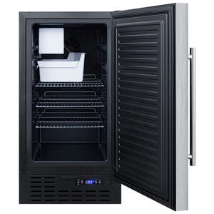 Summit 18 in. Built-In Undercounter Ice Maker with 8 lb. Ice Storage, Auto-Defrost & Digital Control - Stainless Steel, , hires