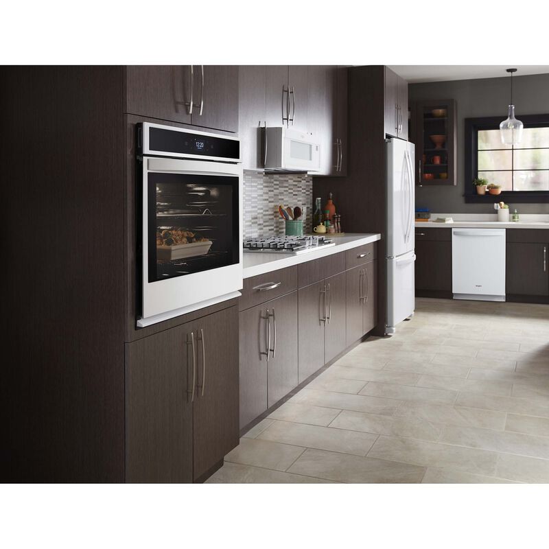 Whirlpool 30 in. 1.1 cu. ft. 1000W Low Profile Over-the-Range Microwave with 400 CFM - White, White, hires