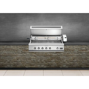 DCS Series 7 48 in. 4-Burner Built-In Natural Gas Grill with Rotisserie & Smoke Box - Stainless Steel, , hires