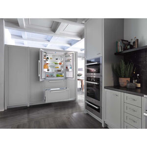 Miele 36 in. 18.9 cu. ft. Built-In Counter Depth 4-Door French Door Refrigerator - Custom Panel Ready, , hires