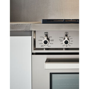 Bertazzoni Professional Series 36 in. 5.9 cu. ft. Dual Convection Dual Fuel Range with 5 Sealed Burners - Stainless Steel, , hires