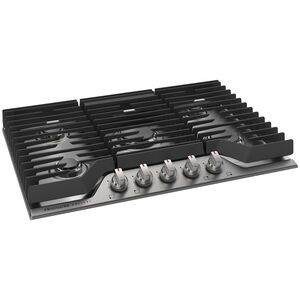 Frigidaire Gallery 30 in. 5-Burner Natural Gas Cooktop with Simmer Burner & Power Burner - Stainless Steel, Stainless Steel, hires