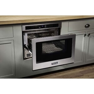 Viking 5 Series 24 in. 1.4 cu. ft. 900W Drawer Microwave with Convection & Sensor Cooking - Stainless Steel, , hires