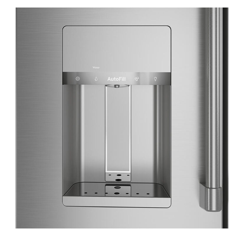 Cafe 36 in. 27.8 cu. ft. Smart 4-Door French Door Refrigerator with Ice & Water Dispenser - Stainless Steel, Stainless Steel, hires