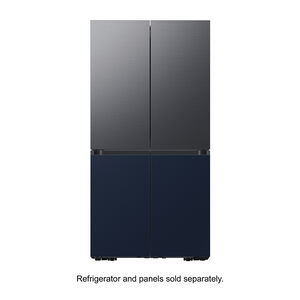 Samsung 4-Door Flex BESPOKE Refrigerator Top Panel - Matte Black Steel, , hires