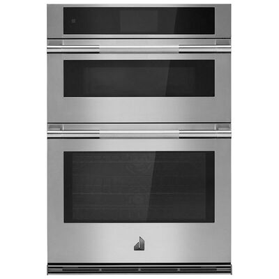 JennAir Rise 30" 6.4 Cu. Ft. Electric Smart Double Wall Oven with Dual Convection & Self Clean - Stainless Steel | JMW3430LL
