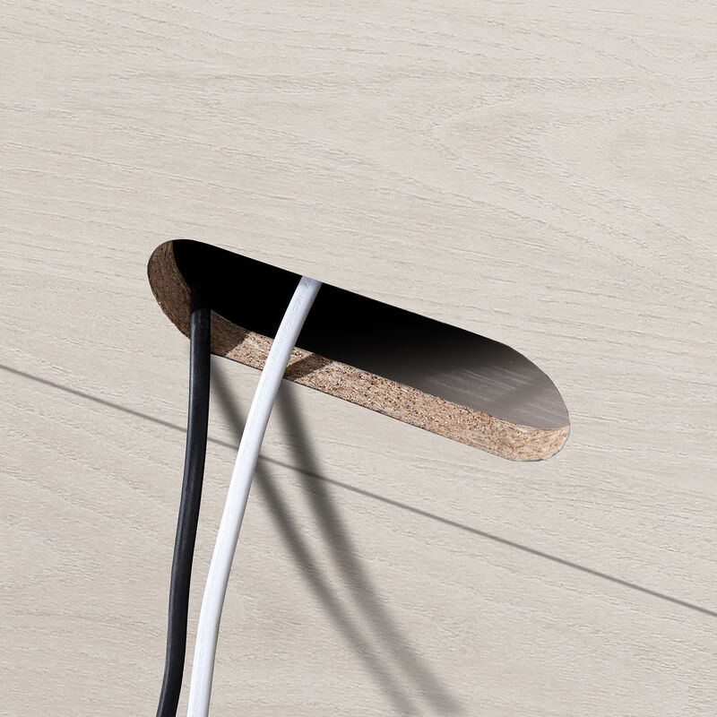 Hudson & Canal Chabot 28" Wide Rectangular Accent Cabinet - Alder White, , hires