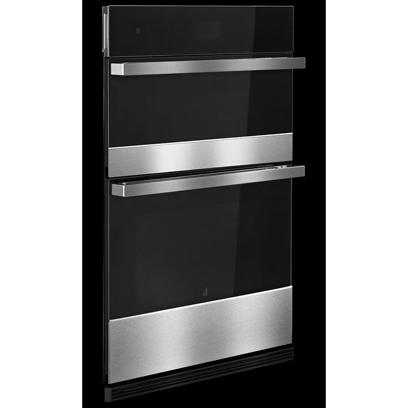 JennAir Noir 27 in. 5.7 cu. ft. Speed Electric Microwave/Wall Oven Combo with Standard Convection & Sensor Cooking - Floating Glass Black, , hires