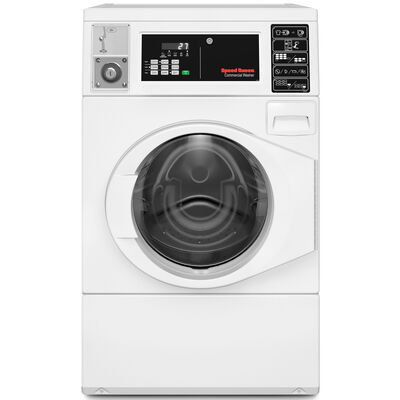 Speed Queen FV6 27 in. 3.4 cu. ft. Commercial Front Load Washer - White | FV6010WN