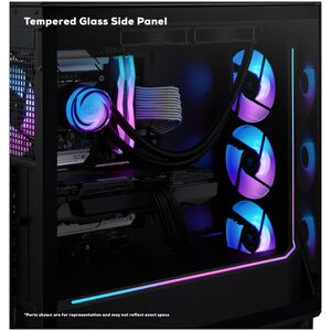 iBUYPOWER Slate Gaming Desktop with Intel Core i7 14700F, 20-Core CPU, NVIDIA GeForce RTX 4060, 8GB VRAM GPU, 32 GB RAM, 1 TB SSD & Windows 11 Home - Black, , hires