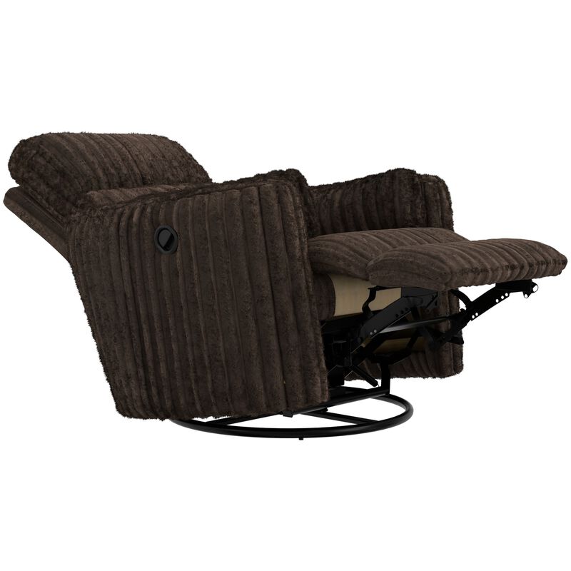 Catnapper Daydream Swivel Glider Recliner - Chocolate, Chocolate, hires
